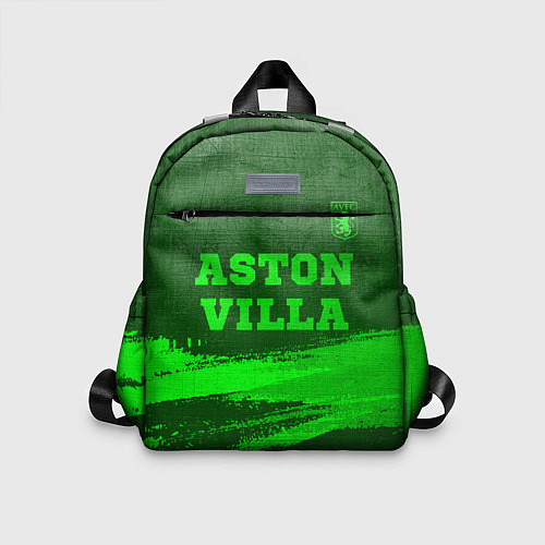 Детский рюкзак Aston Villa - green gradient посередине / 3D-принт – фото 1