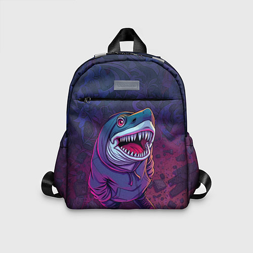 Детский рюкзак Акула в балахоне / 3D-принт – фото 1