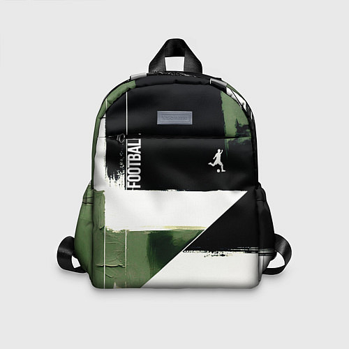 Детский рюкзак Футбол на фоне брызг красок / 3D-принт – фото 1