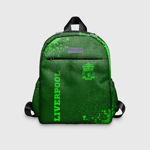 Детский рюкзак Liverpool - green gradient вертикально / 3D-принт – фото 1
