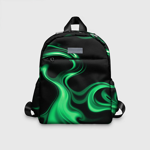 Детский рюкзак Color green smoke / 3D-принт – фото 1