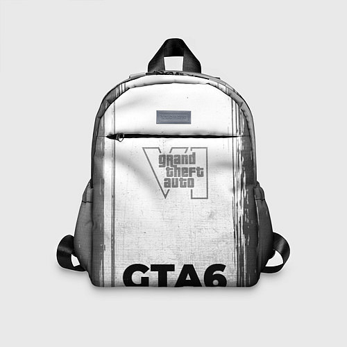 Детский рюкзак GTA6 - white gradient по-центру / 3D-принт – фото 1