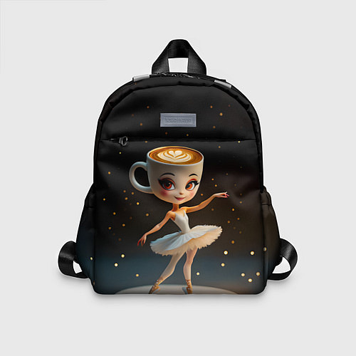 Детский рюкзак Балерина Капучино, мем, Ballerina Cappuccina / 3D-принт – фото 1