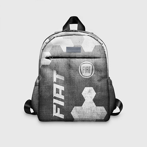 Детский рюкзак Fiat - grey gradient вертикально / 3D-принт – фото 1