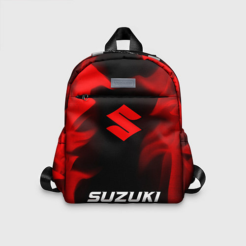 Детский рюкзак Suzuki - red gradient по-центру / 3D-принт – фото 1