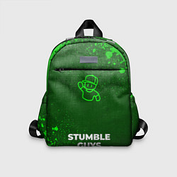 Детский рюкзак Stumble Guys - green gradient по-центру