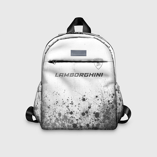 Детский рюкзак Lamborghini - white gradient посередине / 3D-принт – фото 1