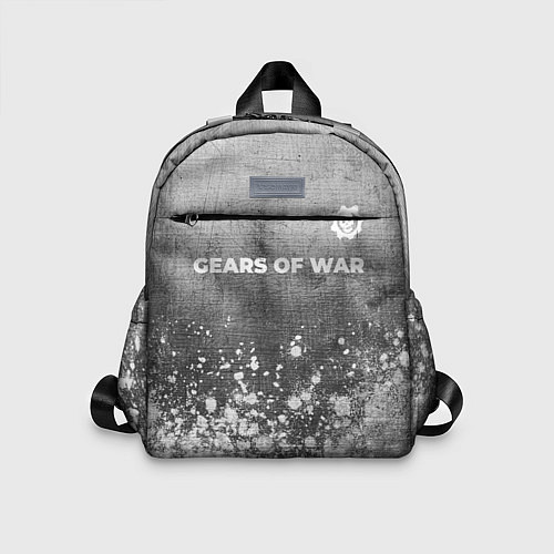 Детский рюкзак Gears of War - grey gradient посередине / 3D-принт – фото 1