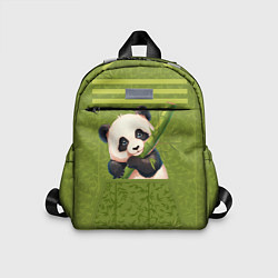 Детский рюкзак Панда и бамбук, цвет: 3D-принт