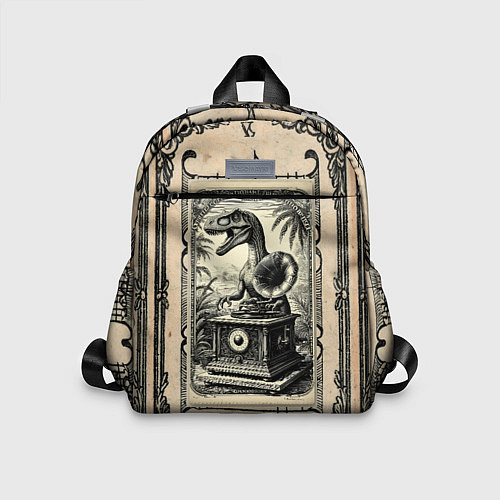 Детский рюкзак История развития звуковых носителей на марках / 3D-принт – фото 1