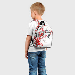 Детский рюкзак Сакура с иероглифом Любовь, цвет: 3D-принт — фото 2