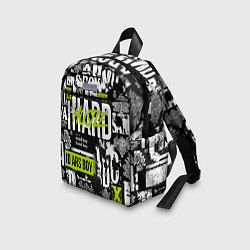 Детский рюкзак Паттерн с надписями хасл, цвет: 3D-принт — фото 2
