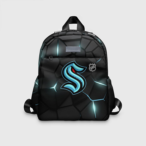 Детский рюкзак Сиэтл Кракен - НХЛ хоккей / 3D-принт – фото 1