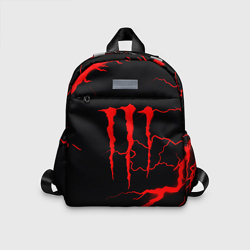 Детский рюкзак Monster energy storm red / 3D-принт – фото 1