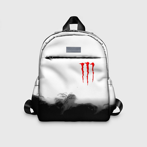 Детский рюкзак Monster energy splash smoke / 3D-принт – фото 1