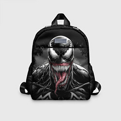 Детский рюкзак Черный веном, цвет: 3D-принт