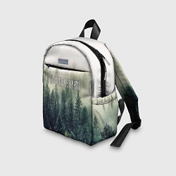 Детский рюкзак Лес мой храм - текстом рун, цвет: 3D-принт — фото 2