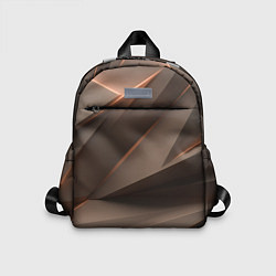 Детский рюкзак Кофейная объемная текстура, цвет: 3D-принт