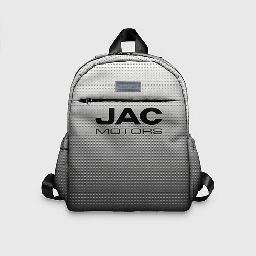 Детский рюкзак Jac motors серый текстурный / 3D-принт – фото 1