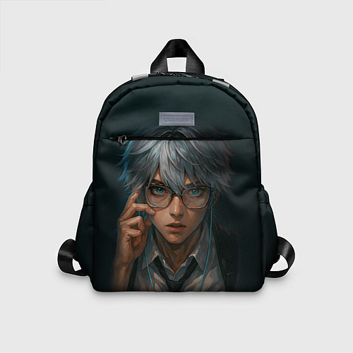 Детский рюкзак Стильный мужчина в очках / 3D-принт – фото 1