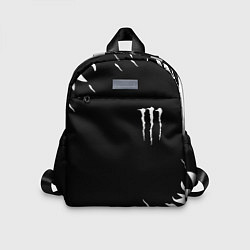 Детский рюкзак Monster energy fire white