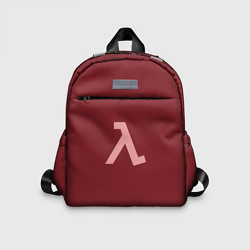 Детский рюкзак Half-Life Бордовый / 3D-принт – фото 1
