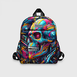 Детский рюкзак Cyber skull - pattern