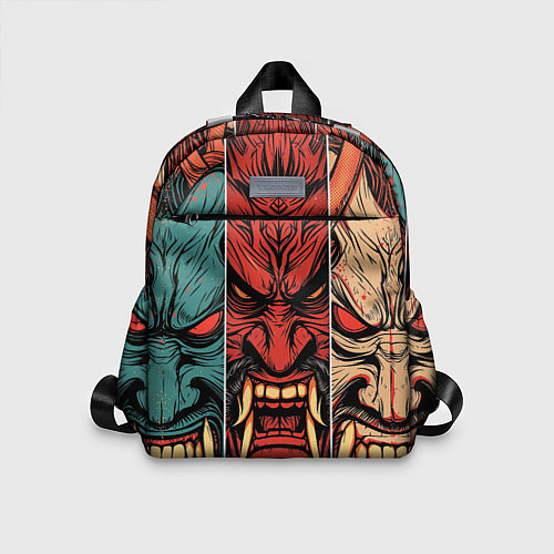 Детский рюкзак Demons Oni - neuroart / 3D-принт – фото 1