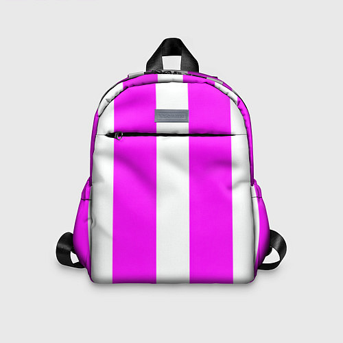 Детский рюкзак Color white pink line / 3D-принт – фото 1