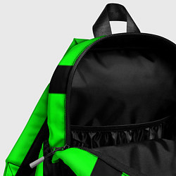 Детский рюкзак Color green black line, цвет: 3D-принт — фото 2