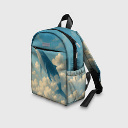 Детский рюкзак Кит в облаках, цвет: 3D-принт — фото 2
