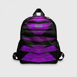 Детский рюкзак Color purple black strip
