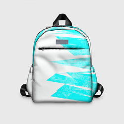 Детский рюкзак Color white light blue stripe