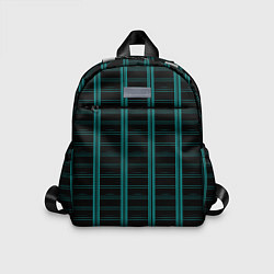 Детский рюкзак Color blue dark stripe, цвет: 3D-принт