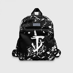 Детский рюкзак Doom белые краски штрихи