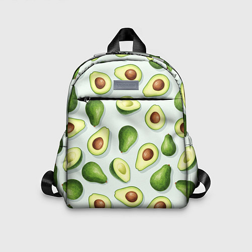 Детский рюкзак Авокадо - паттерн / 3D-принт – фото 1