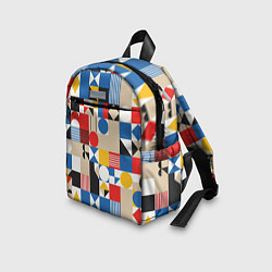 Детский рюкзак Геометрический балаган, цвет: 3D-принт — фото 2