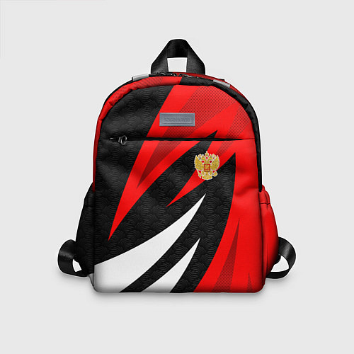 Детский рюкзак Россия - красный спорт / 3D-принт – фото 1