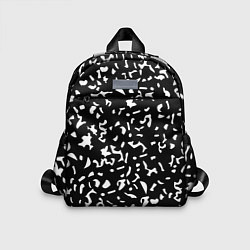 Детский рюкзак Черный камуфляж, цвет: 3D-принт