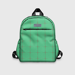 Детский рюкзак Color green stripes, цвет: 3D-принт