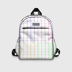 Детский рюкзак Color white multicolored stripes