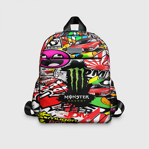Детский рюкзак Monster energy steel brend / 3D-принт – фото 1