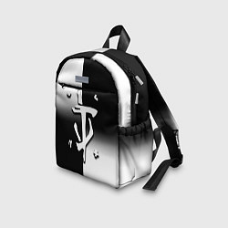 Детский рюкзак Doom black geometry, цвет: 3D-принт — фото 2