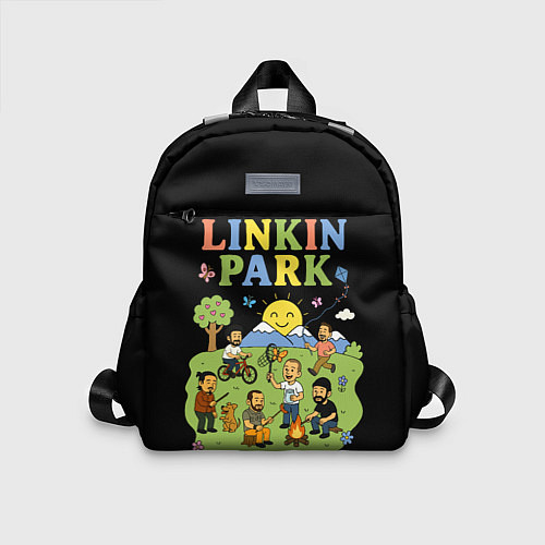 Детский рюкзак Linkin Park, мультяшный стиль / 3D-принт – фото 1