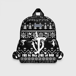 Детский рюкзак Doom x elders scrolls pattern, цвет: 3D-принт