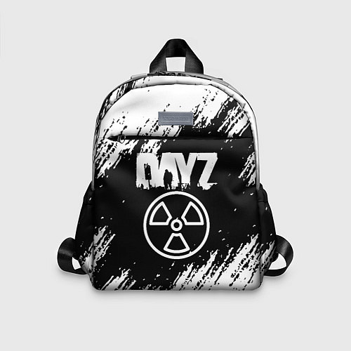 Детский рюкзак Dayz белые краски лого / 3D-принт – фото 1