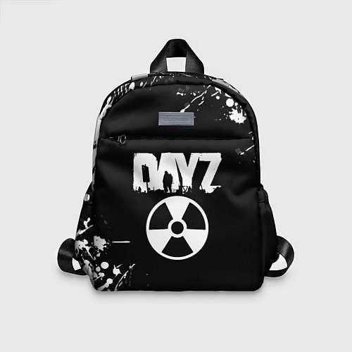 Детский рюкзак Dayz брызги белых красок / 3D-принт – фото 1