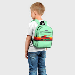 Детский рюкзак Ретро автобус ЛиАЗ 677, цвет: 3D-принт — фото 2