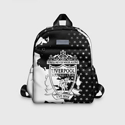 Детский рюкзак Liverpool текстура спорт, цвет: 3D-принт