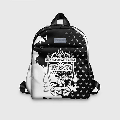 Детский рюкзак Liverpool текстура спорт / 3D-принт – фото 1